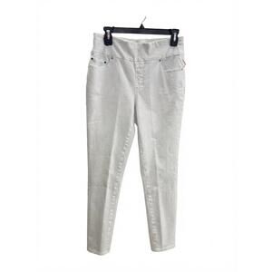 NEW TRU LUXE women's 4 way stretch pull on ankle jeans in white